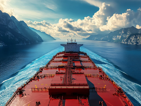 万吨货轮海上运输