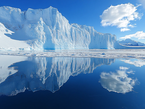 冰山倒影