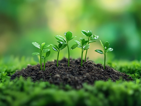 土壤里绿色生命