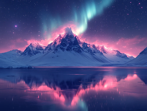 极光炫彩浪漫光影