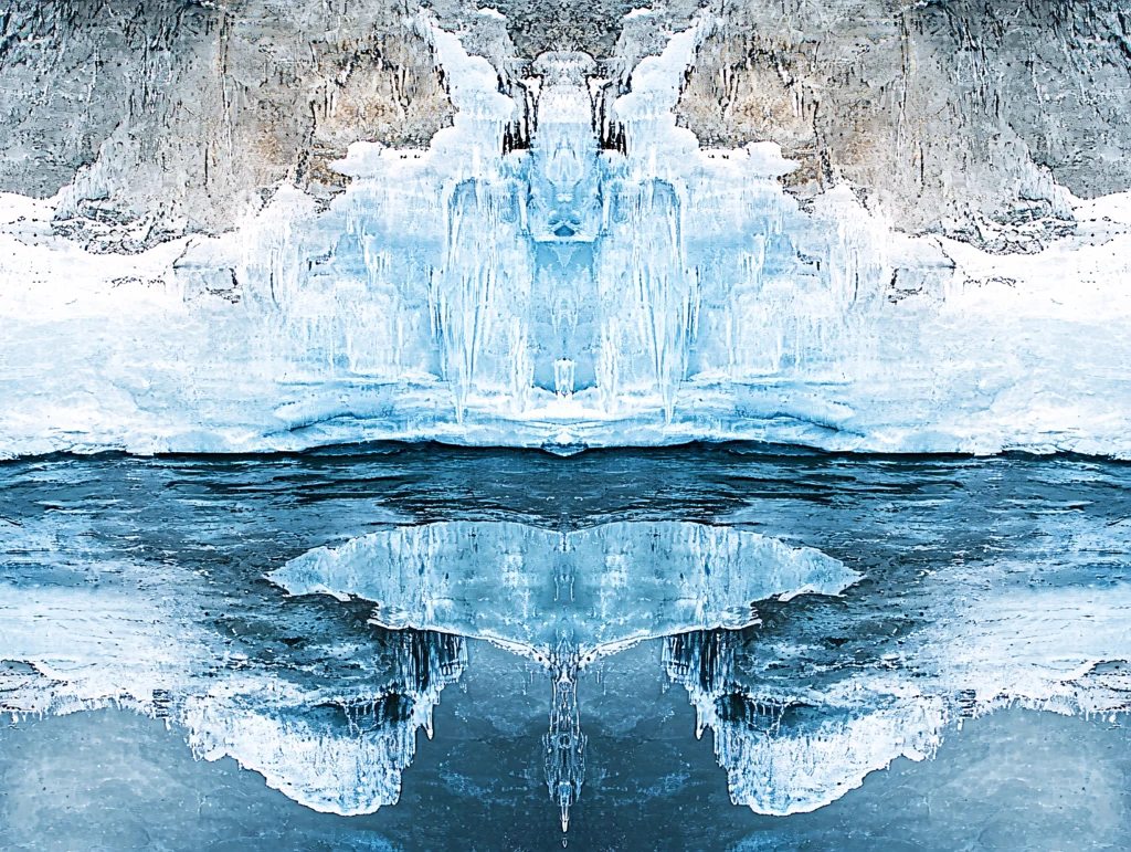冰川艺术山水