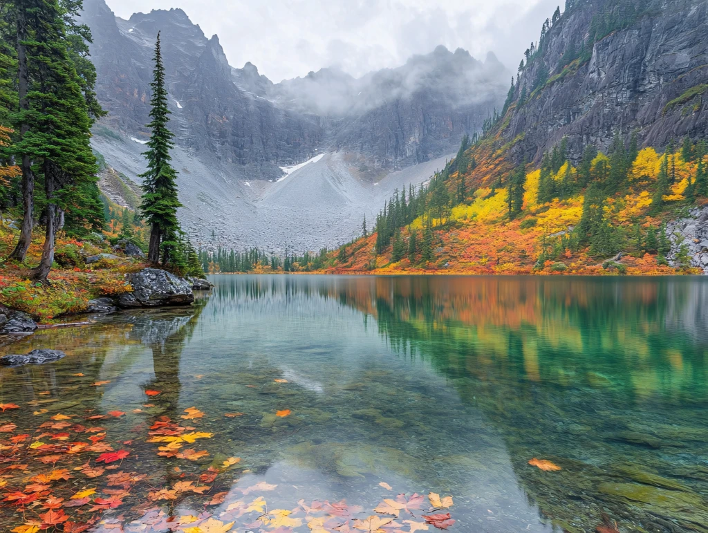 高山湖泊冰碛湖