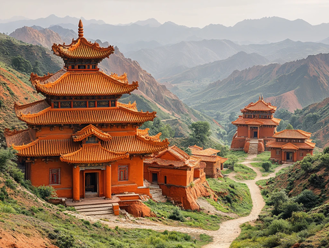 阴山古刹席力图召风光