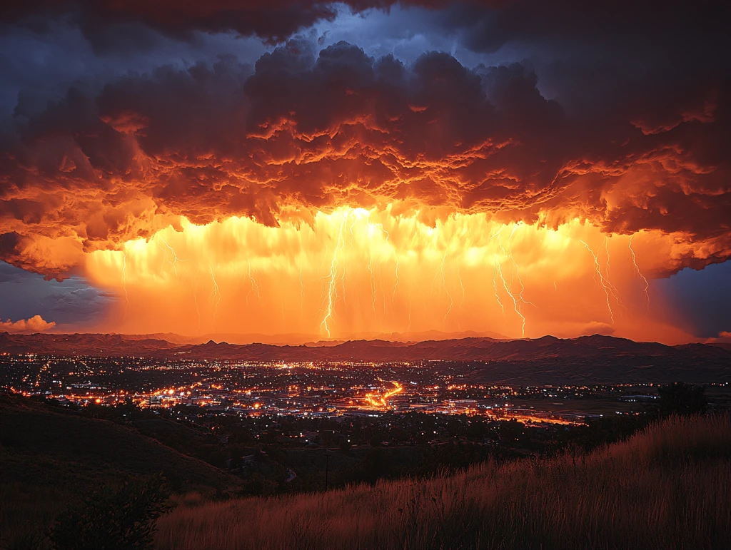 暴风雨前的城市