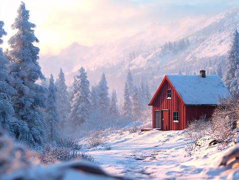 冬天唯美浪漫雪景