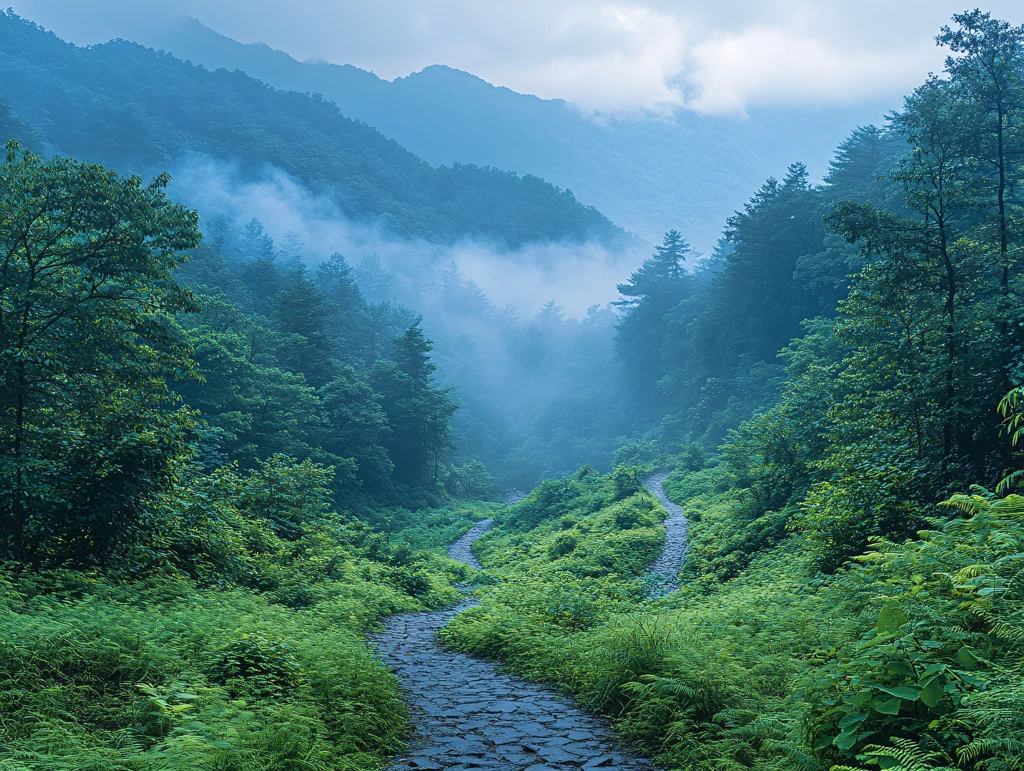 雨季神农架