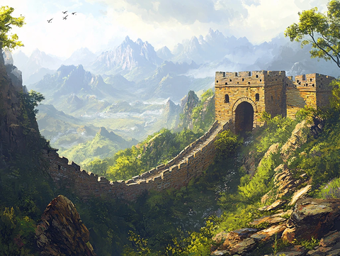 欧美风格长城