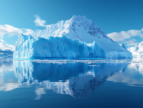 冰山倒影