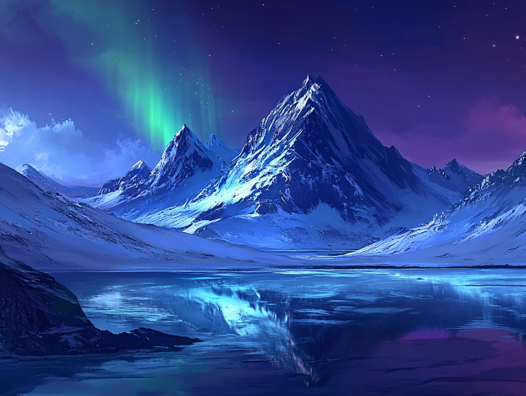 极光炫彩浪漫光影