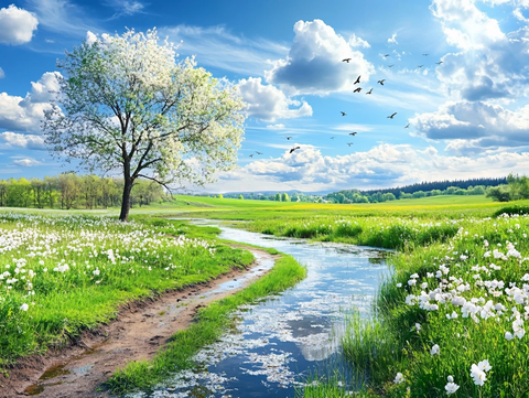 春日大自然风景