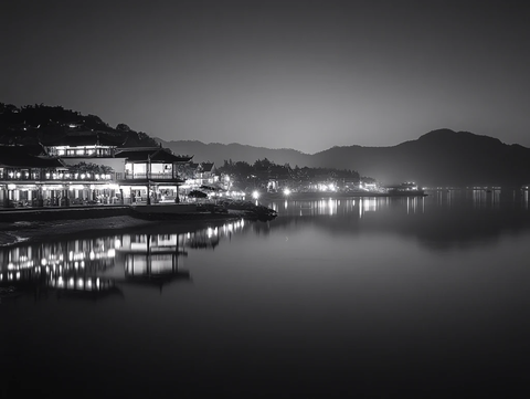 东钱湖夜景