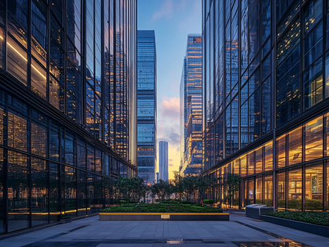 金融城建筑风光