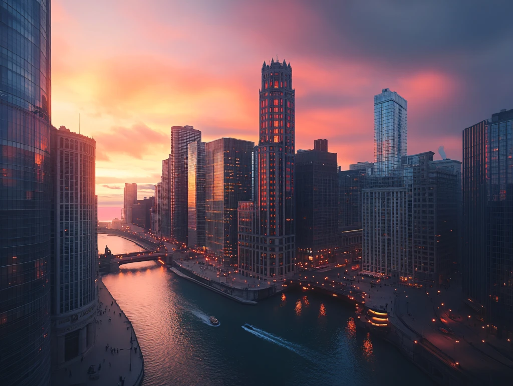 芝加哥设计素材