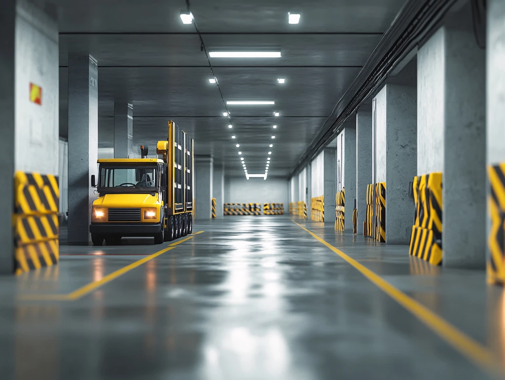 停车场仓库效果图