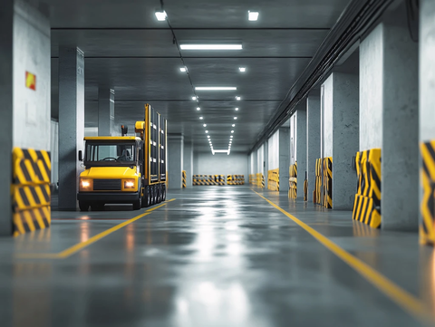 停车场仓库效果图