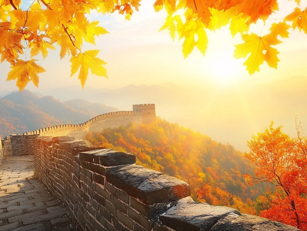秋天的长城