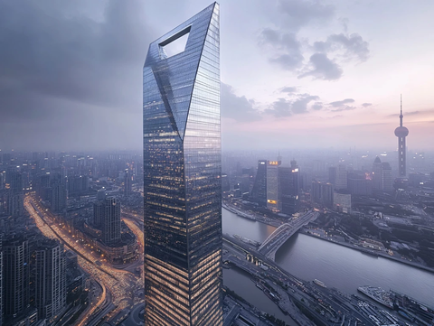 陆家嘴金融城平流云