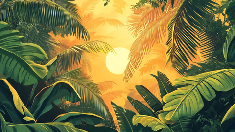 热带雨林插画