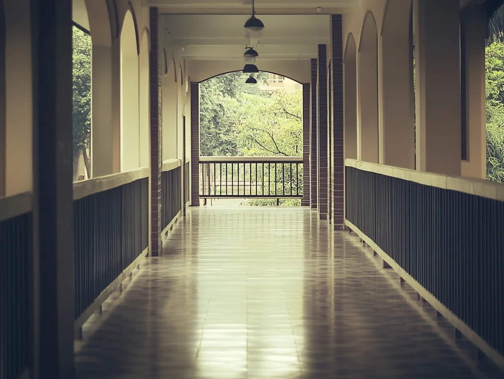 学校廊道