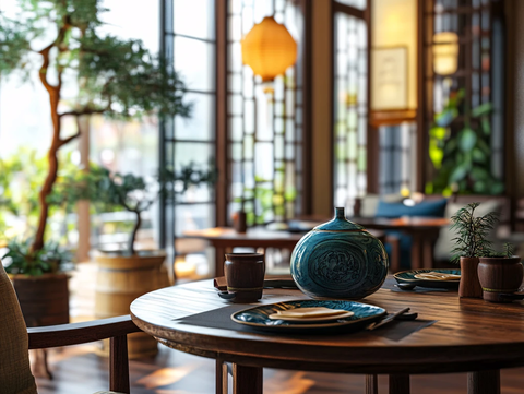 民宿装饰茶室休闲吧