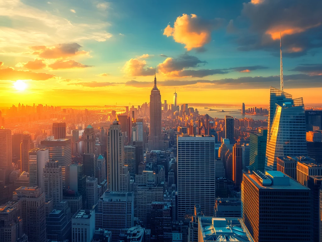 纽约意境城市