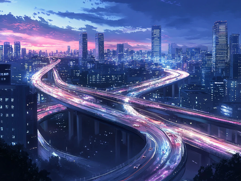 现代城市立体交通