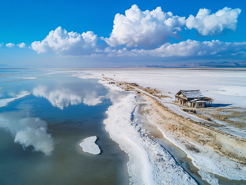 茶卡湖盐