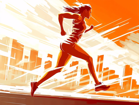 奔跑跑步运动背景