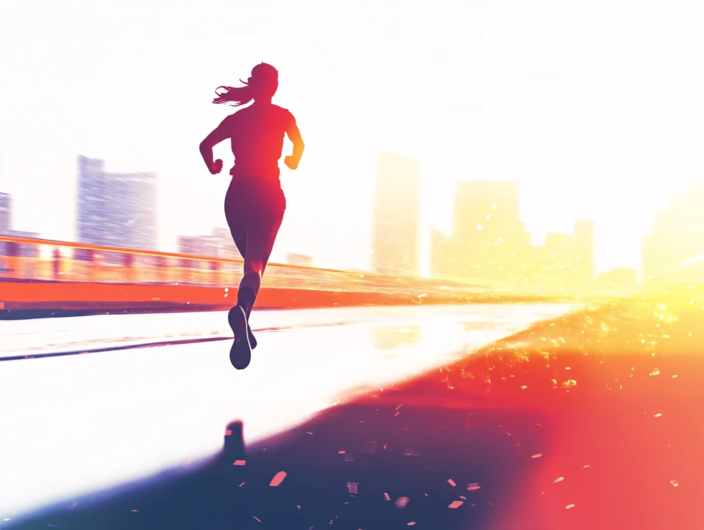 奔跑跑步运动背景
