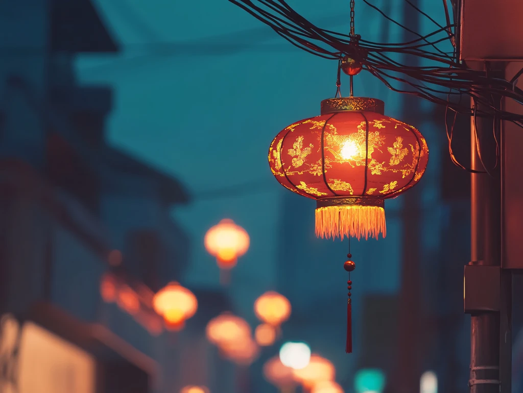 越南会安夜景灯笼