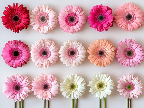 特写非洲雏菊粉色