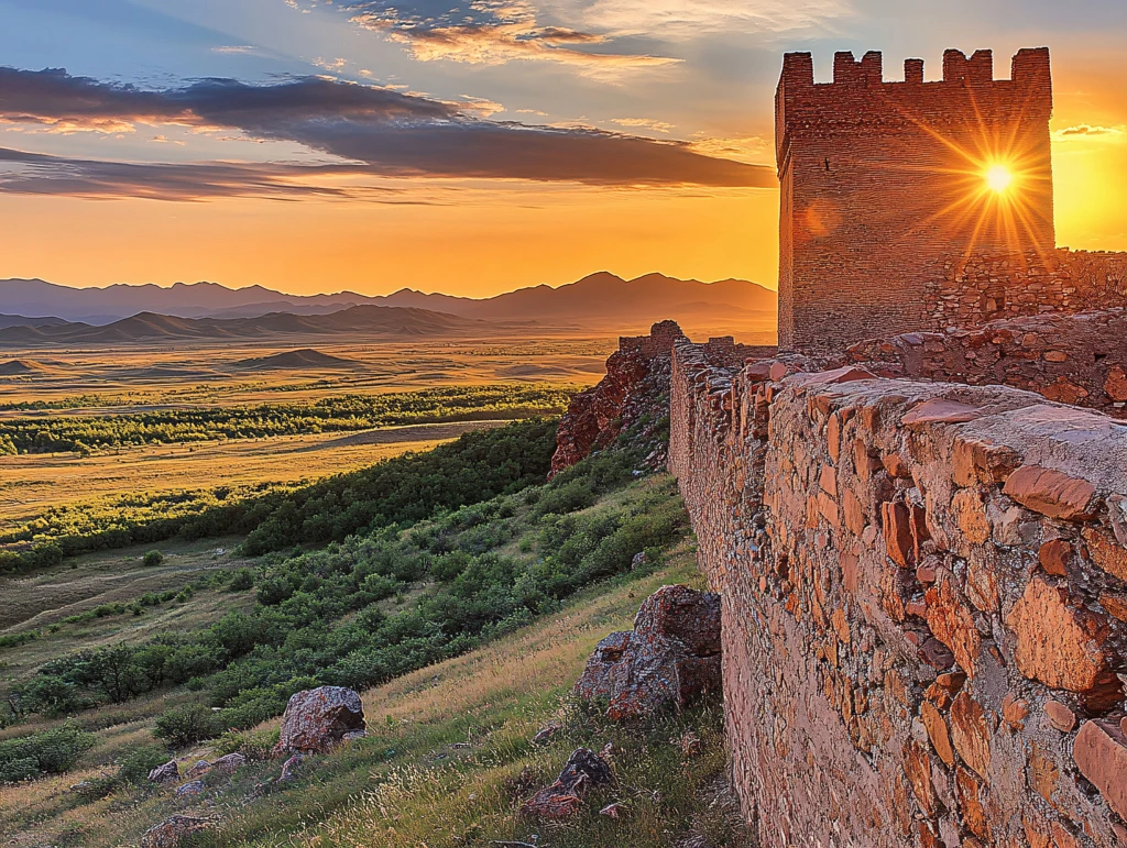 草原上的古代城墙