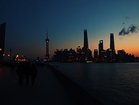 北外滩拍陆家嘴