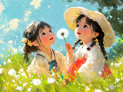 梦幻儿童插画超治愈