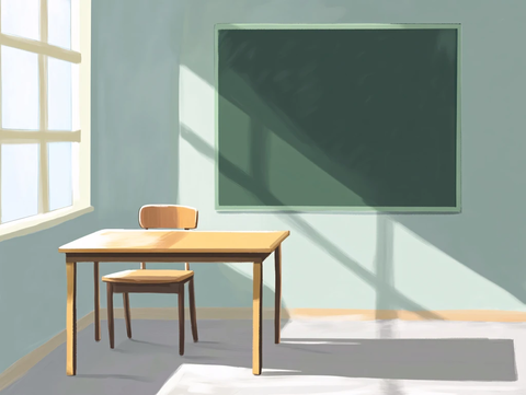 教室插画