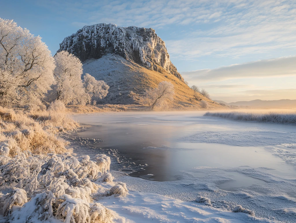 自然景色冬日美景