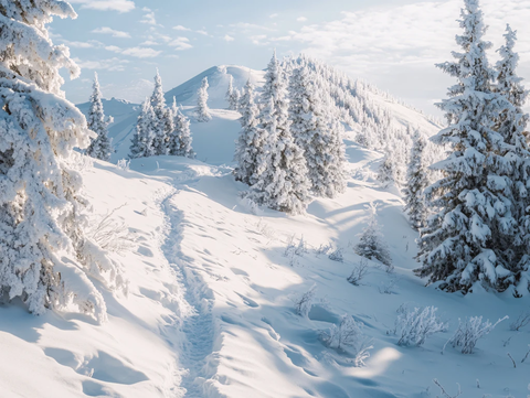 高清大画幅冬天雪景