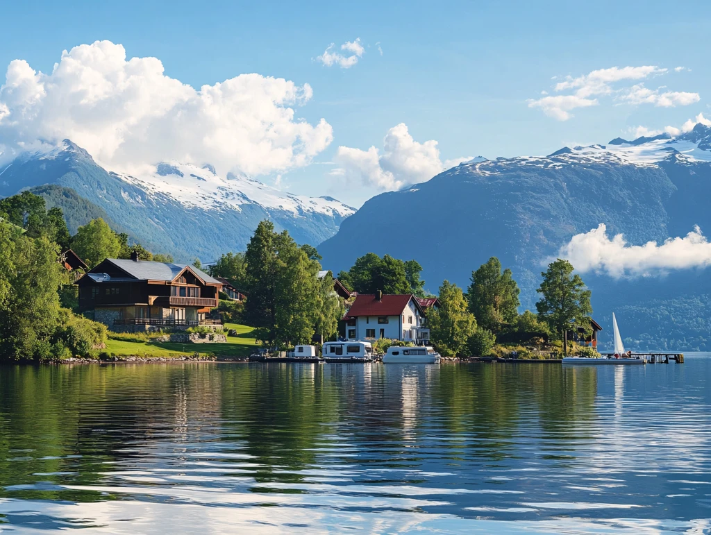 北欧风光风景图片