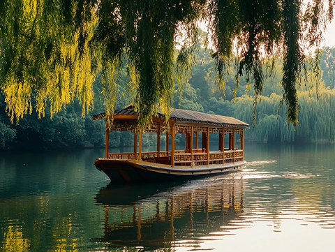 小船避暑山庄
