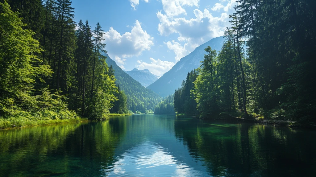 唯美自然山青水秀