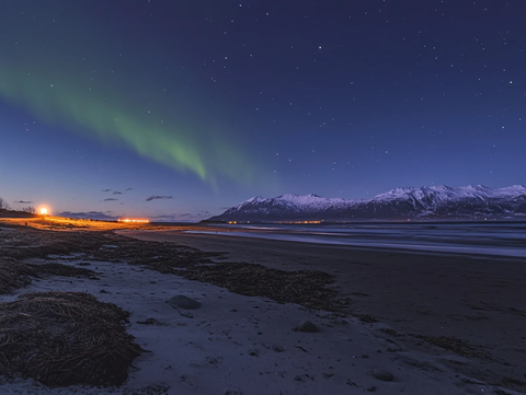特罗姆瑟的冬夜
