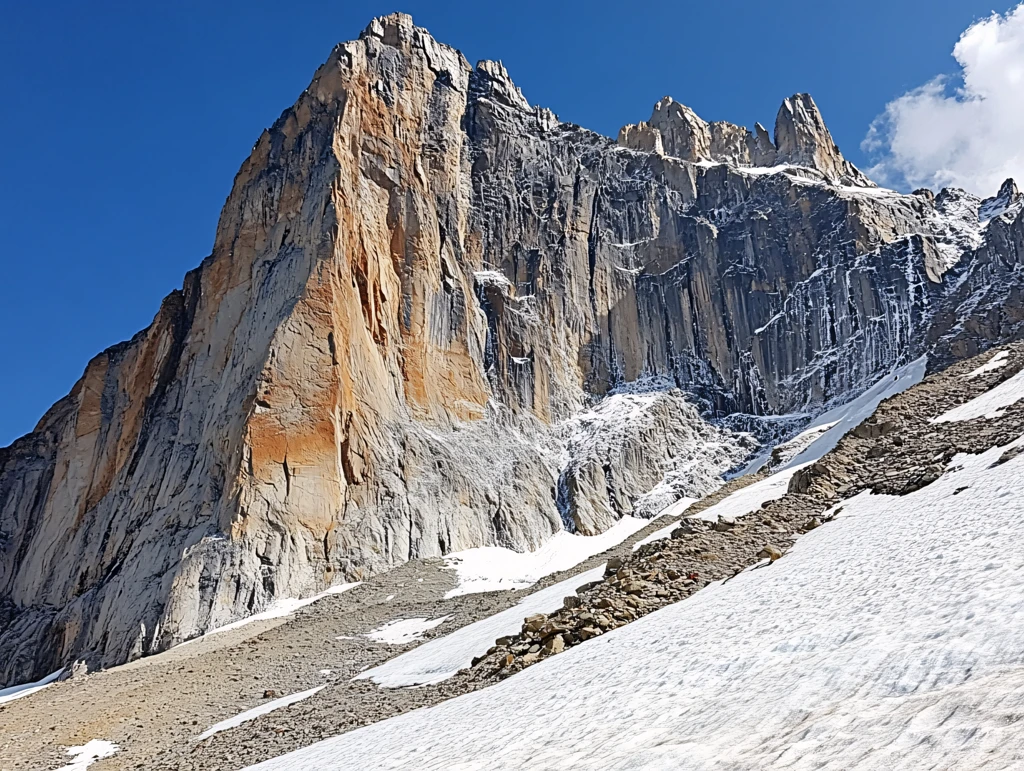 央迈勇左侧雪山