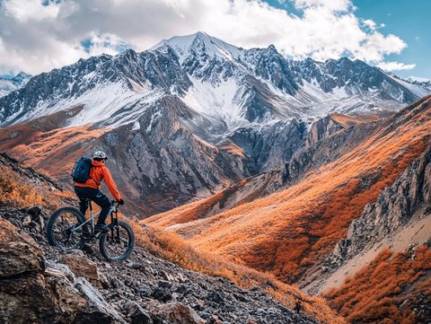 摩托车骑游巴朗山