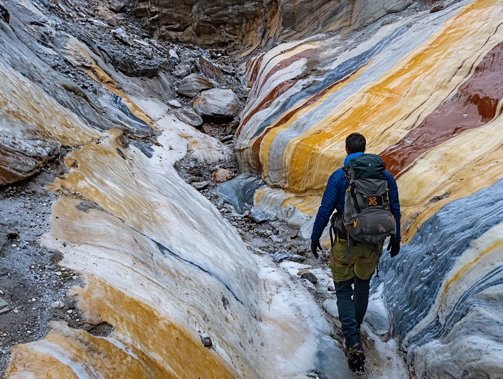 雪山峡谷徒步
