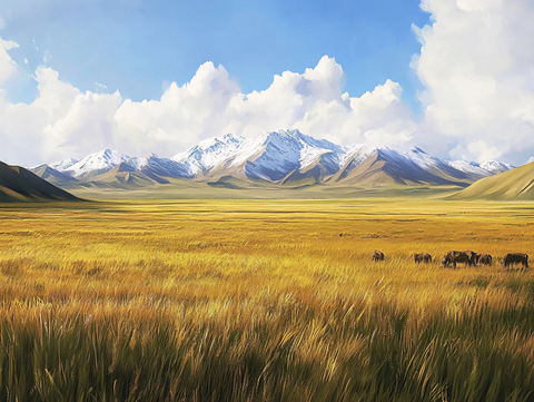 草原风光壁纸