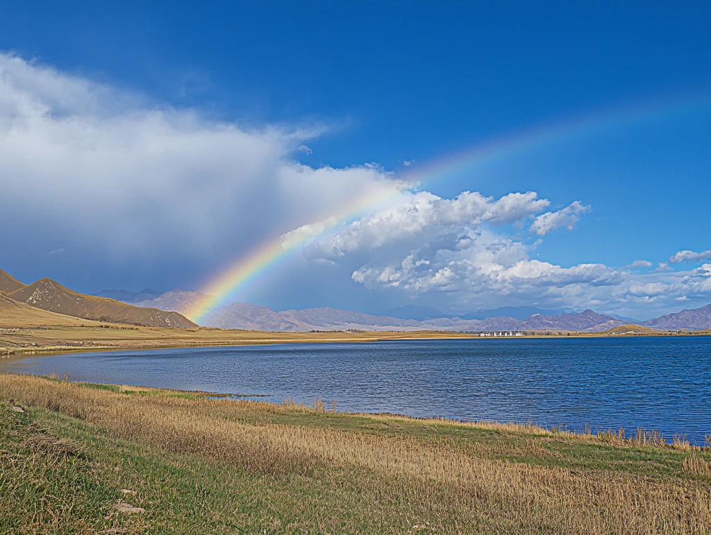 高山湖泊赛里木