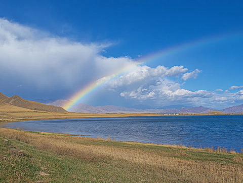 高山湖泊赛里木
