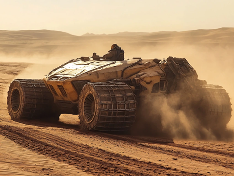 履带式无人车辆