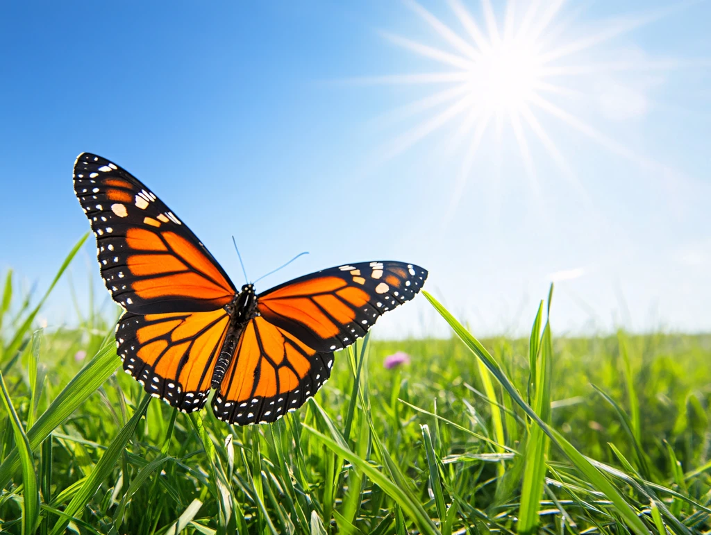 晒太阳的蝴蝶