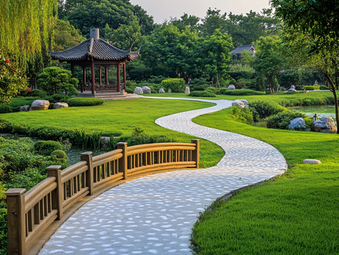 中式园路
